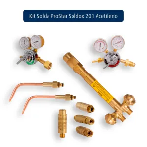 Kit Solda ProStar Soldox 201 ACETILENO.