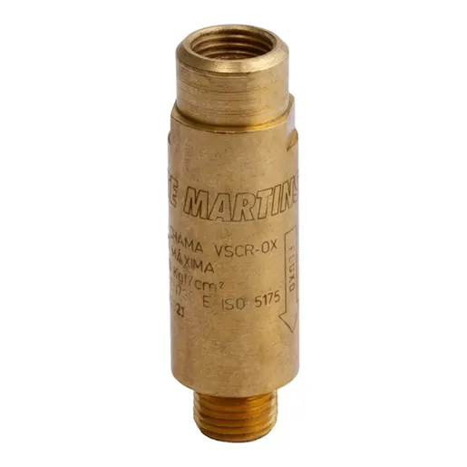 Válvula seca para regulador OX -Oxigênio
